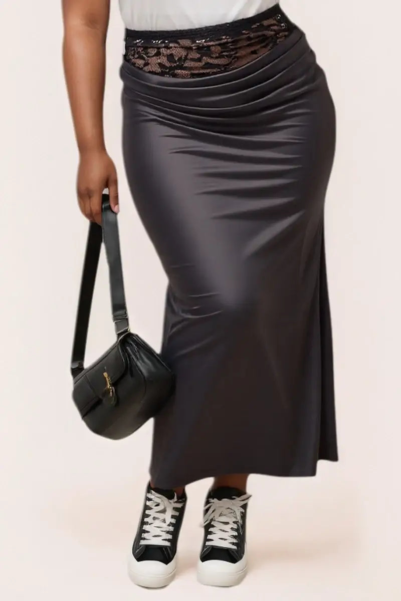 Sunmoly_Sexy_Black_Satin_Lace_Skirt